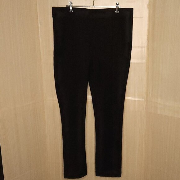 Andrew Marc Suede Feel Heavyweight Leggings Large - Picture 3 of 9
